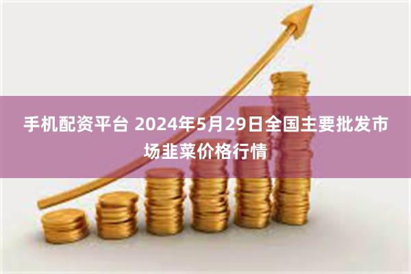 手机配资平台 2024年5月29日全国主要批发市场韭菜价格行情