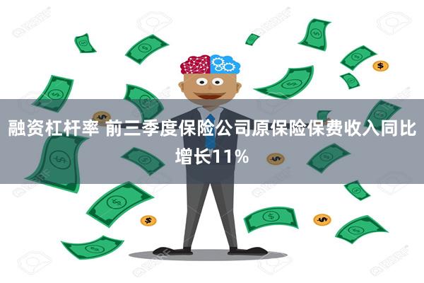 融资杠杆率 前三季度保险公司原保险保费收入同比增长11%